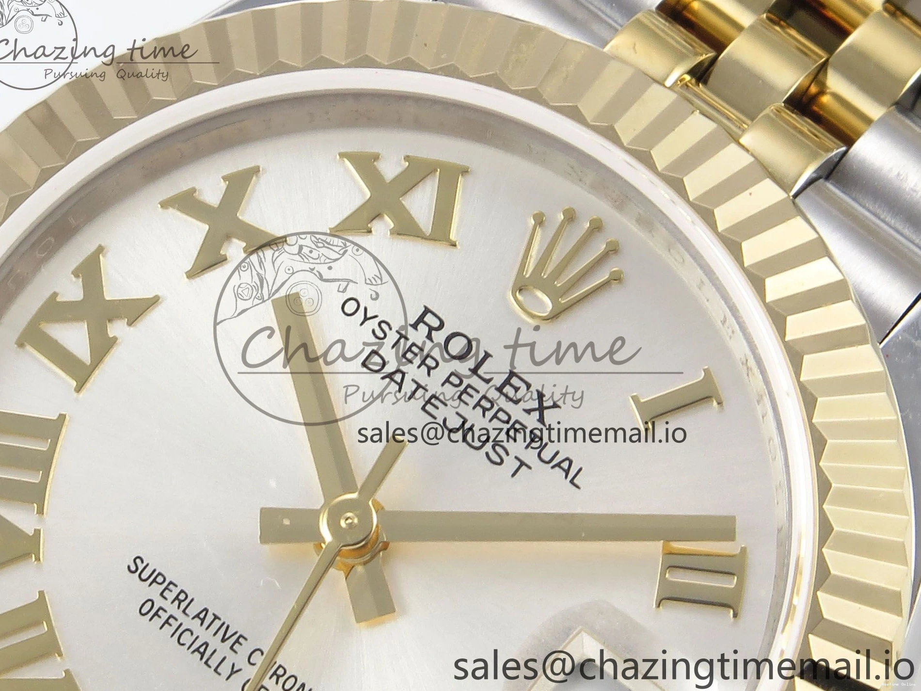 0102 Upgraded DateJust 31 278273 SS YG GMF 1:1 Best Edition 904L Steel Silver Roman Dial on Jubilee Bracelet A 1155